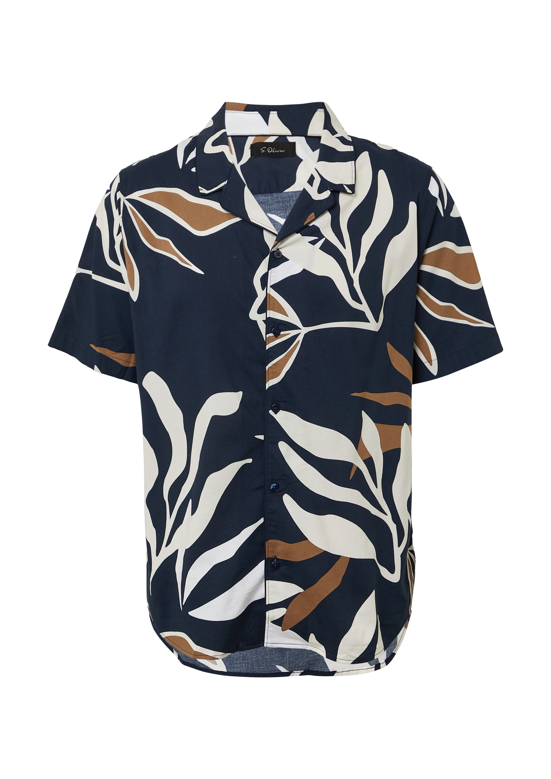 s.Oliver BLACK LABEL Regular Fit Hemd in Blau: Vorderseite