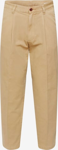 ESPRIT Loosefit Bundfaltenhose in Beige: predná strana