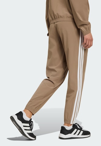 ADIDAS PERFORMANCE Tapered Workout Pants 'Essentials ' in Beige