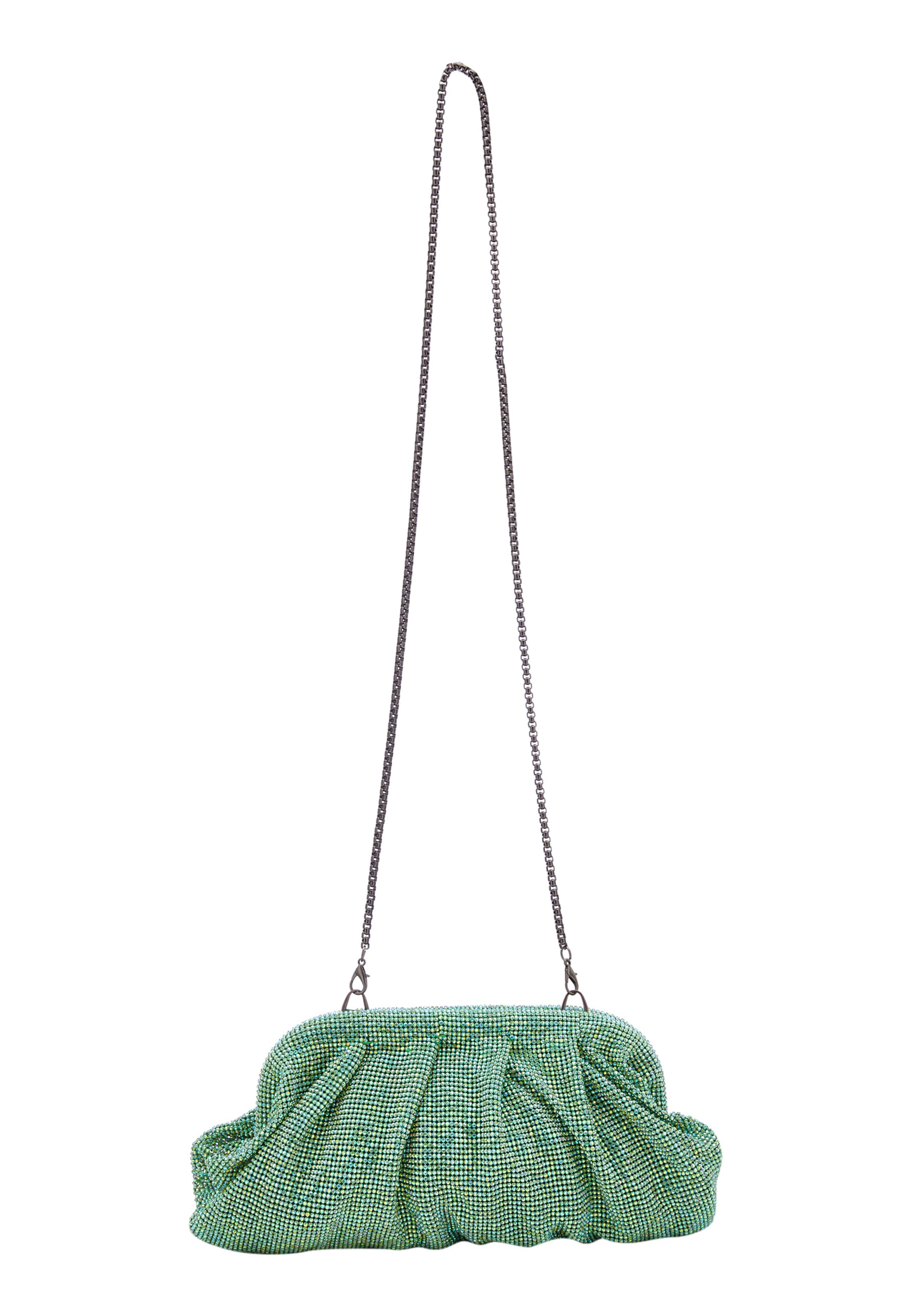 NAEMI Клатч в Зеленый: спереди