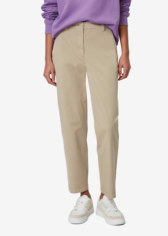 Effilé Pantalon chino Marc O'Polo DENIM en beige : devant