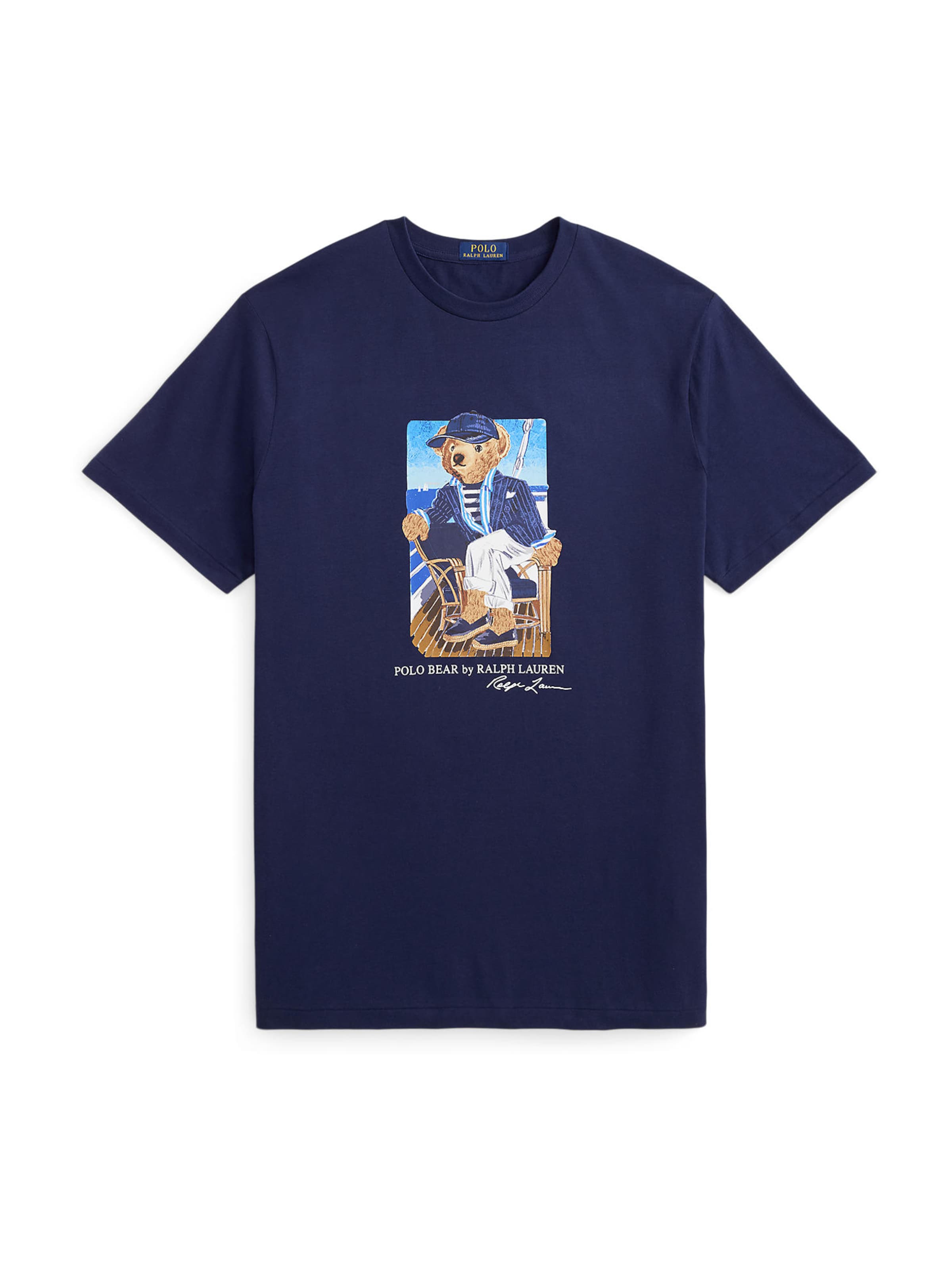 Polo Ralph Lauren Big & Tall Μπλουζάκι σε μπλε: μπροστά