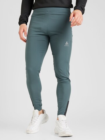 Skinny Pantaloni sport 'Zeroweight' de la ODLO pe gri: față