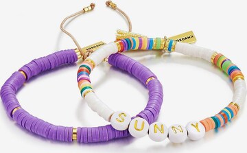 Bracelet Yokoamii en violet : devant