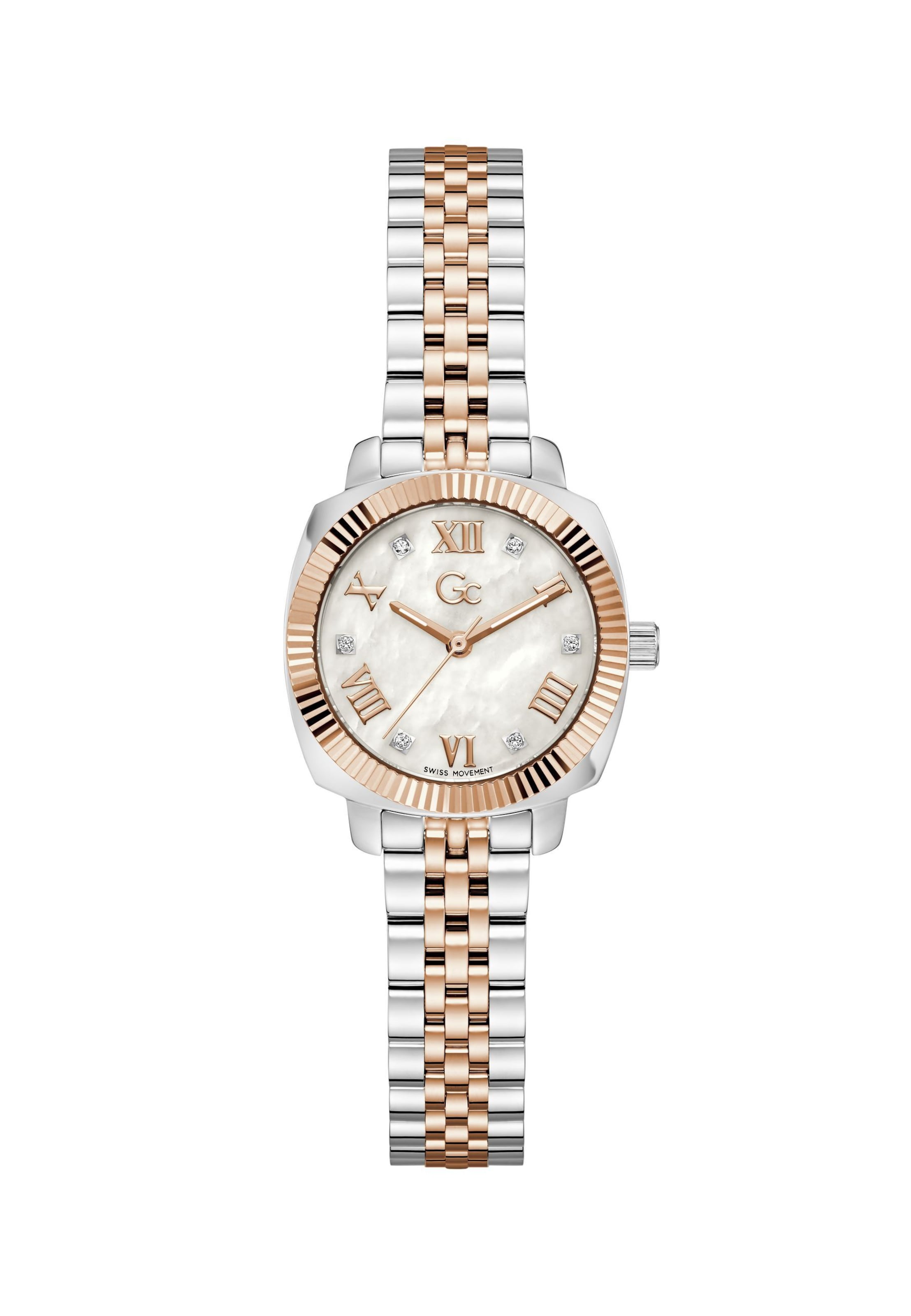 Orologio analogico di Gc in oro: frontale