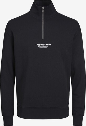 Felpa di JACK & JONES in nero: frontale