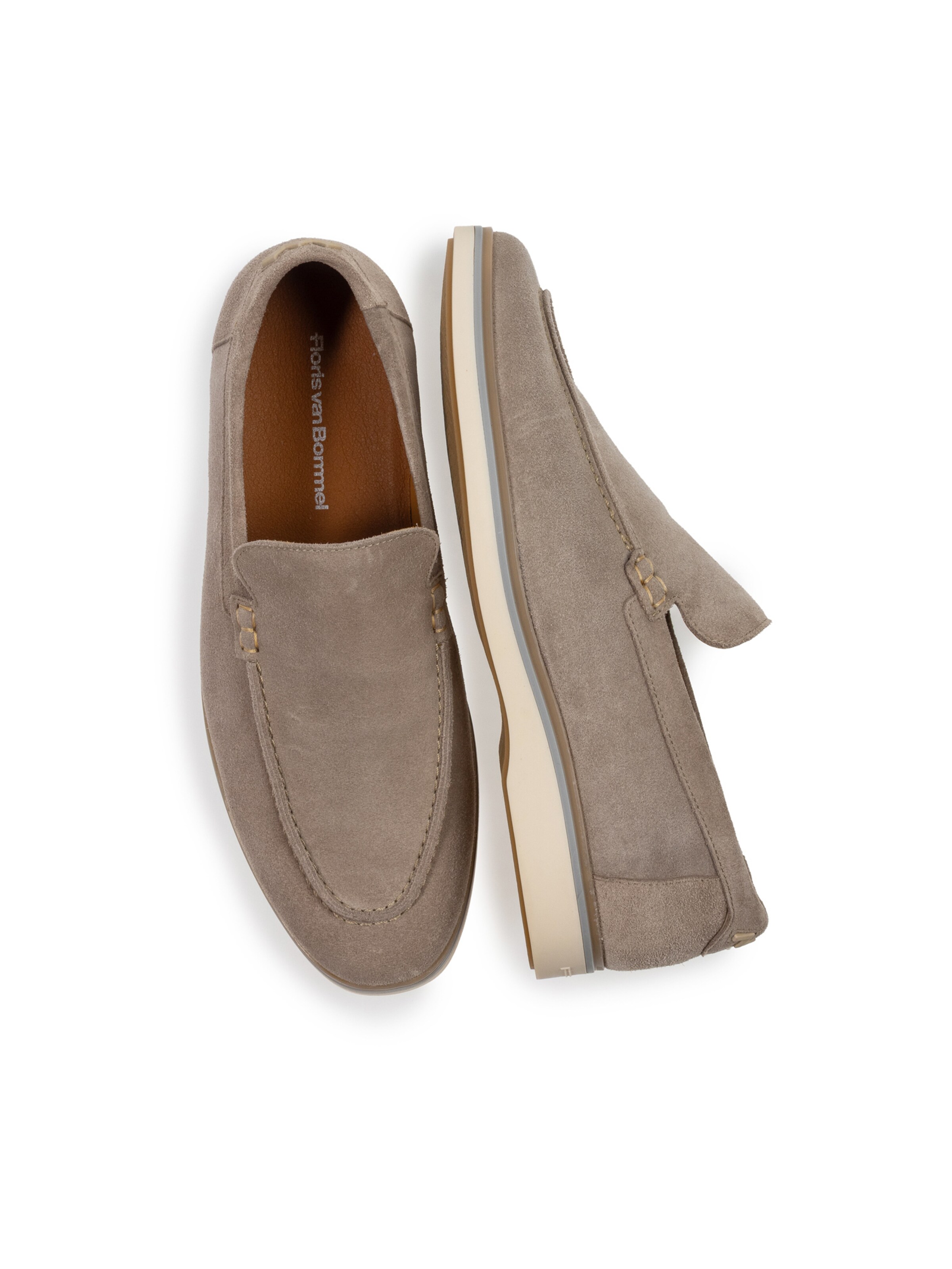 Mocassin 'De Oister 03' Floris van Bommel en marron