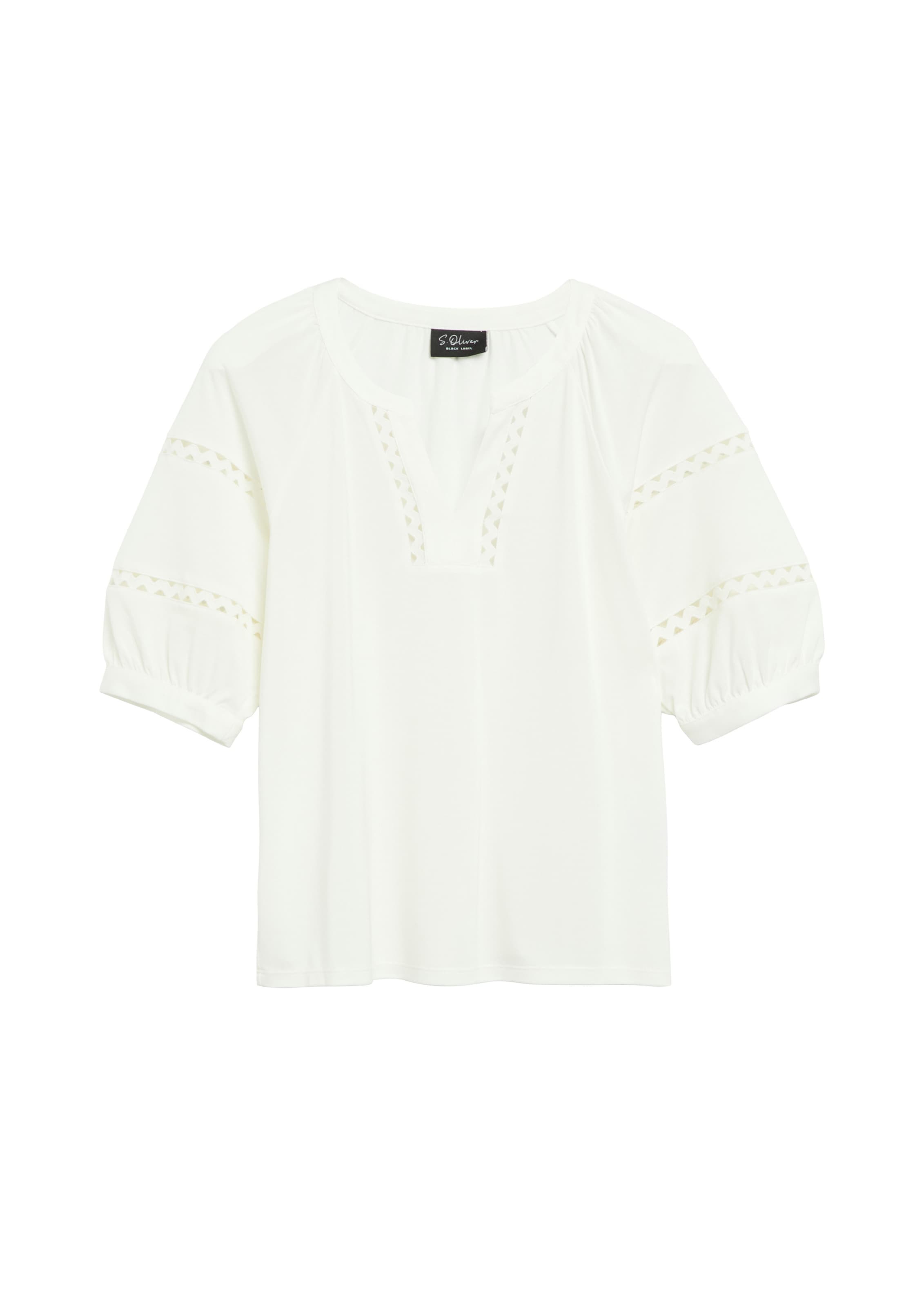 Chemisier s.Oliver BLACK LABEL en blanc : devant