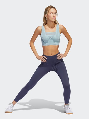 ADIDAS PERFORMANCE High Support Sports bra in Blue