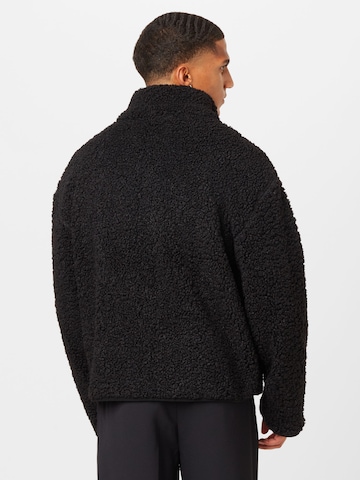 ABOUT YOU Fleece Jacket 'Ibrahim' in Black