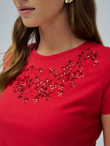 Salsa Jeans T-shirts T-Shirt in Rot