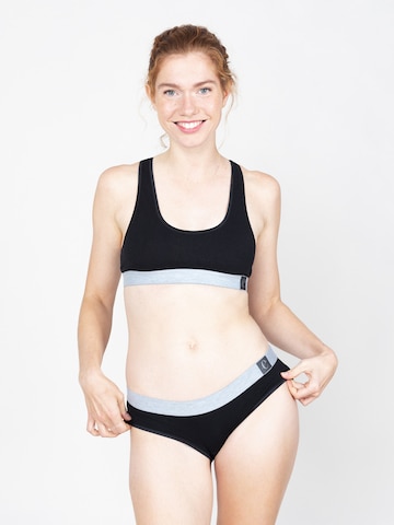 Bustier Soutien-gorge 'Ringer Hilde' Erlich Textil en noir : devant