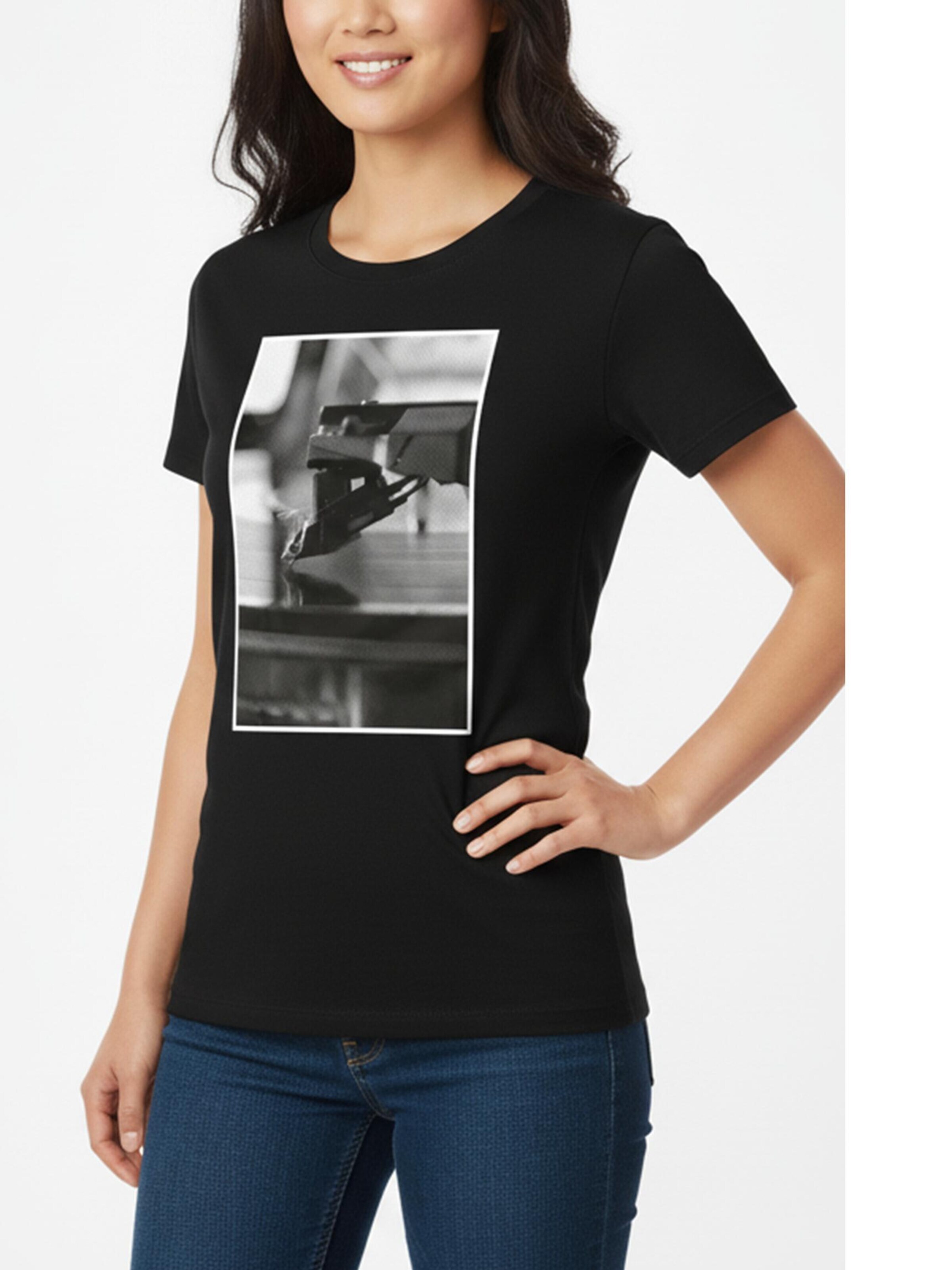 MAKAYA Shirt 'Plattennadel' in Black