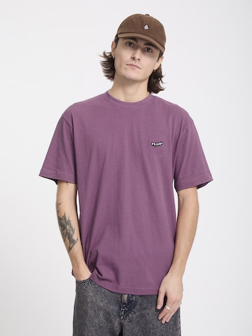 Volcom T-Shirt 'Pistol Stone' in Lila