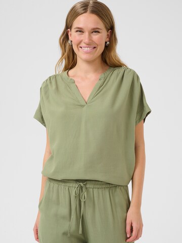 Camicia da donna 'KAmilia' di Kaffe in verde: frontale