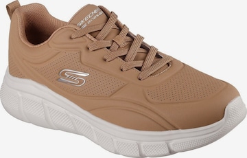 SKECHERS Sportschuh 'Skechers Bobs B Flex - Arctic Edge' in Braun: Vorderseite