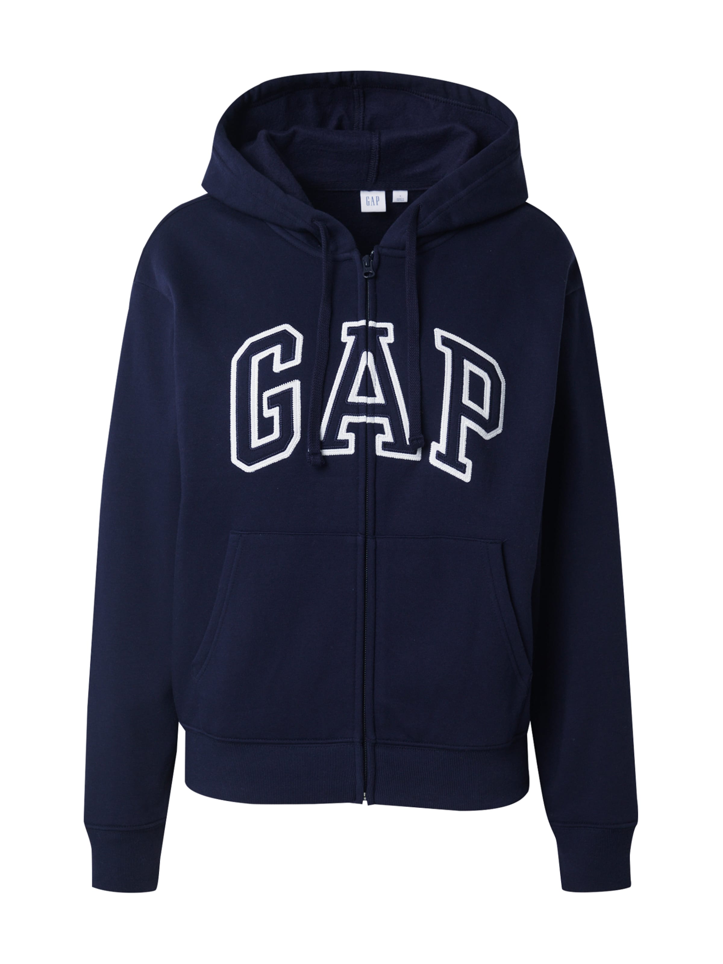 GAP - Casaco em moletão 'HERITAGE' em azul: frente