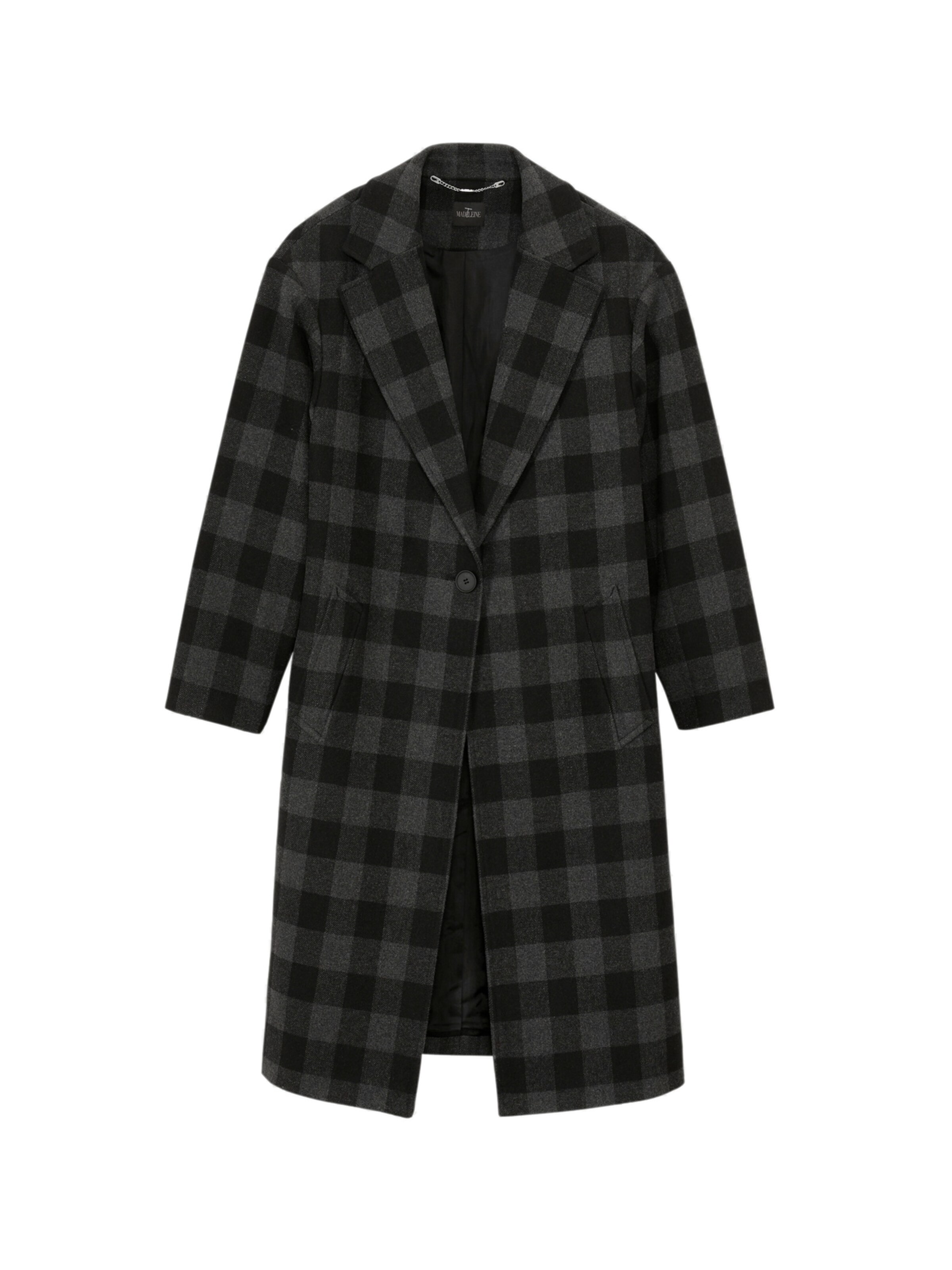 MADELEINE Tussenmantel in Grijs: voorkant