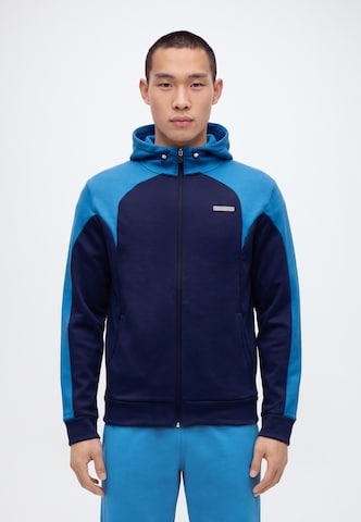 UNDER ARMOUR Sportovní mikina – modrá: přední strana