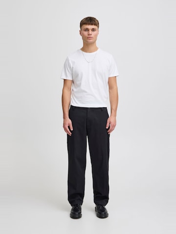 !Solid Regular Chino 'SDAlann' in Zwart