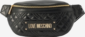 Love MoschinoPojasna torbica - crna boja: prednji dio