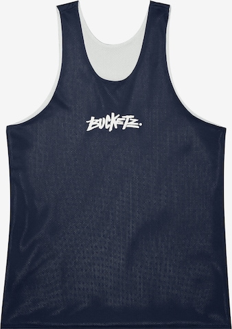 Bucketz Toiminnallinen paita värissä sininen: etupuoli