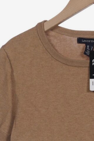 Lands‘ End Pullover S in Braun