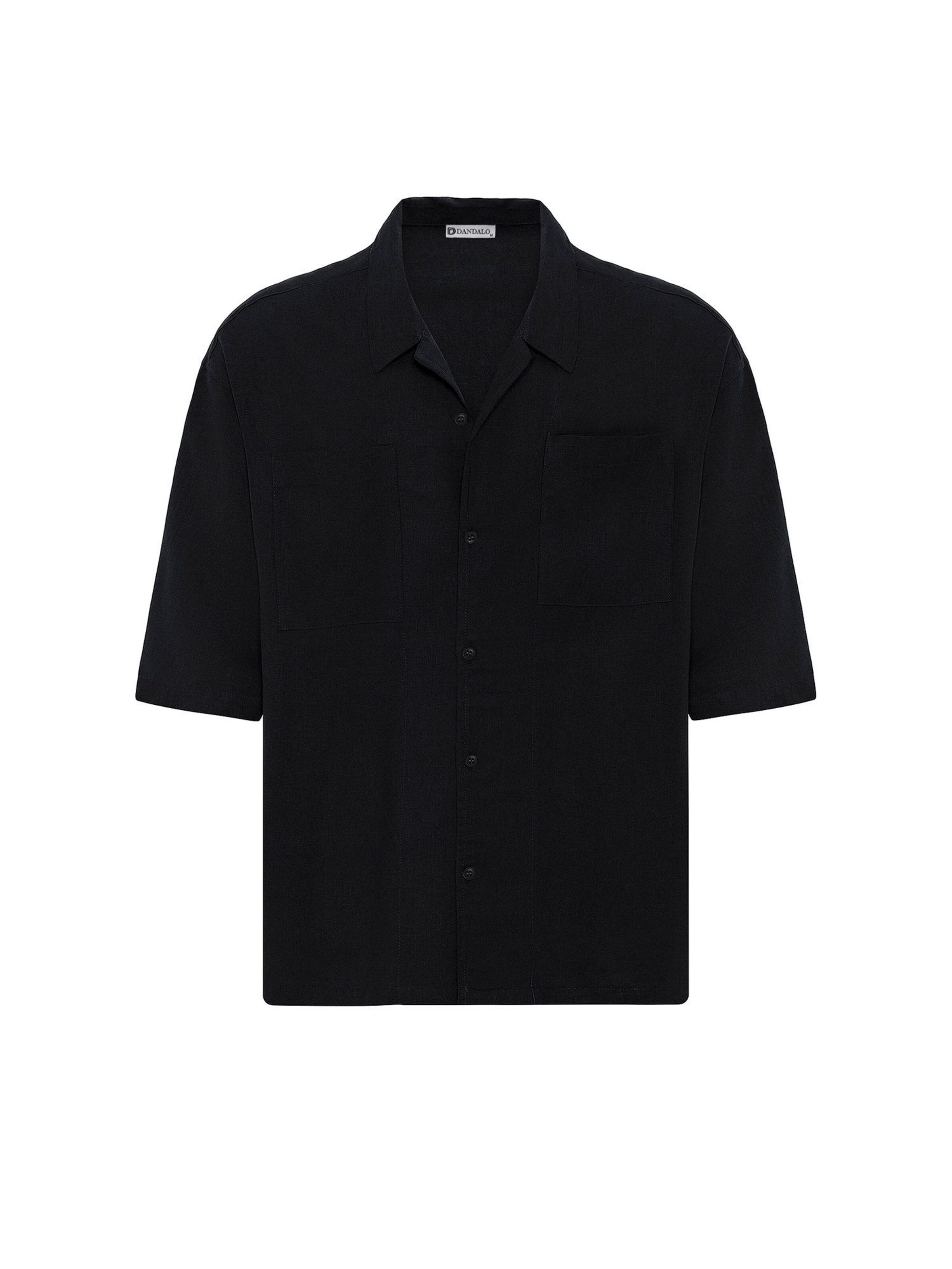 Dandalo Comfort Fit Πουκάμισο σε μαύρο: μπροστά
