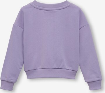KIDS MINI GIRL Sweatshirt 'FANCY' i lilla