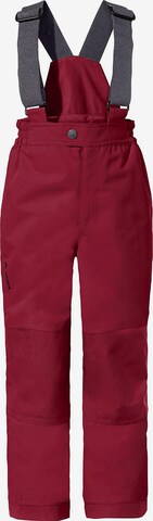 VAUDE Outdoor Pants in Red: front