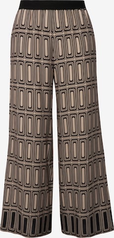 Ulla Popken Wide leg Pants in Black: front