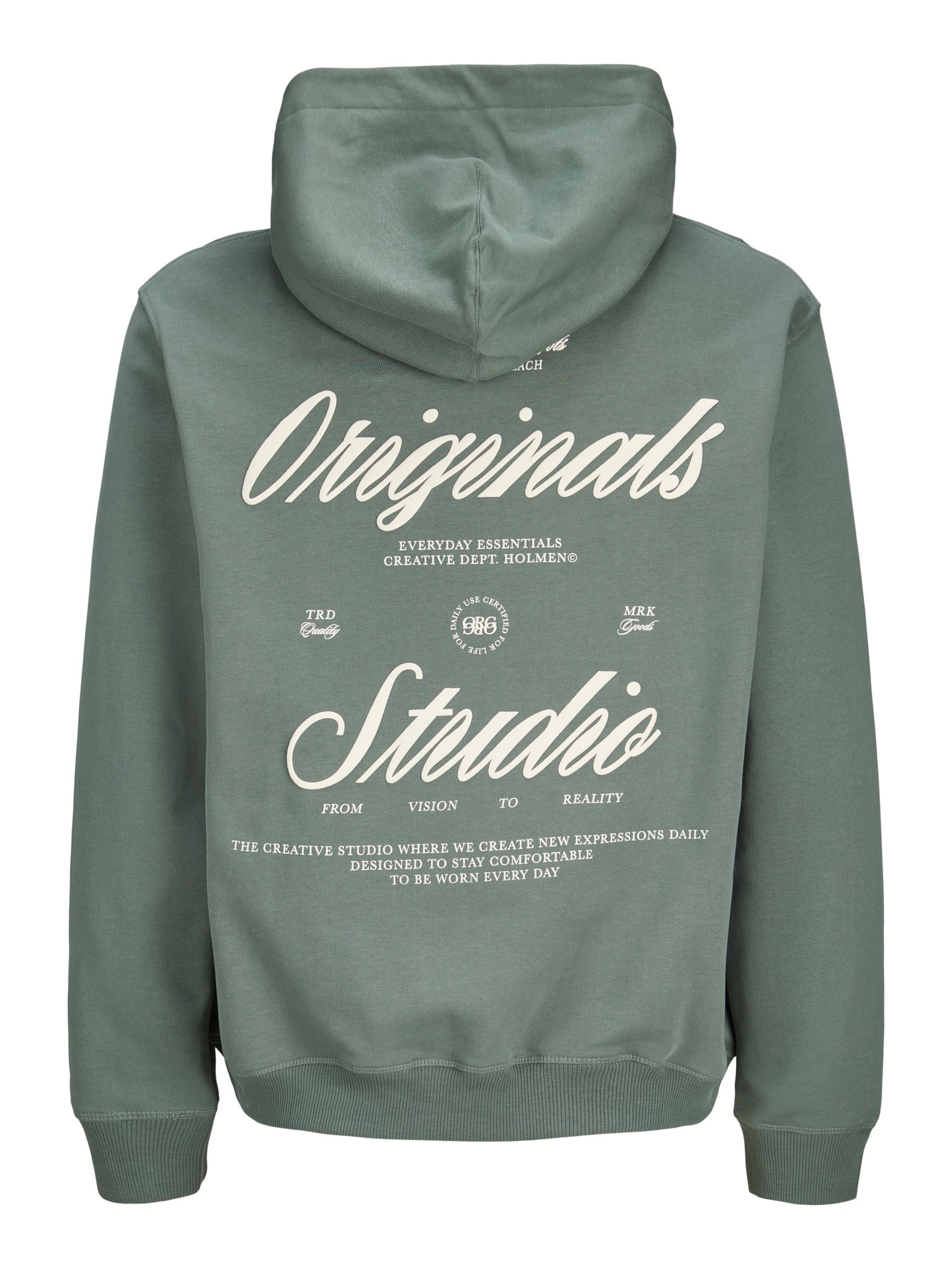 Jack & Jones Plus - Sudadera 'JORNORREBRO' en verde