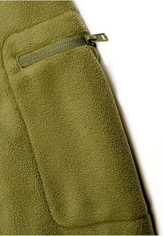 Brandit Fleecejacke 'Combat' in Grün