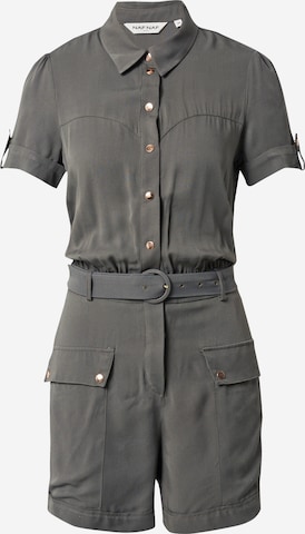 NAF NAF Jumpsuit 'LINETTE' in Grijs: voorkant