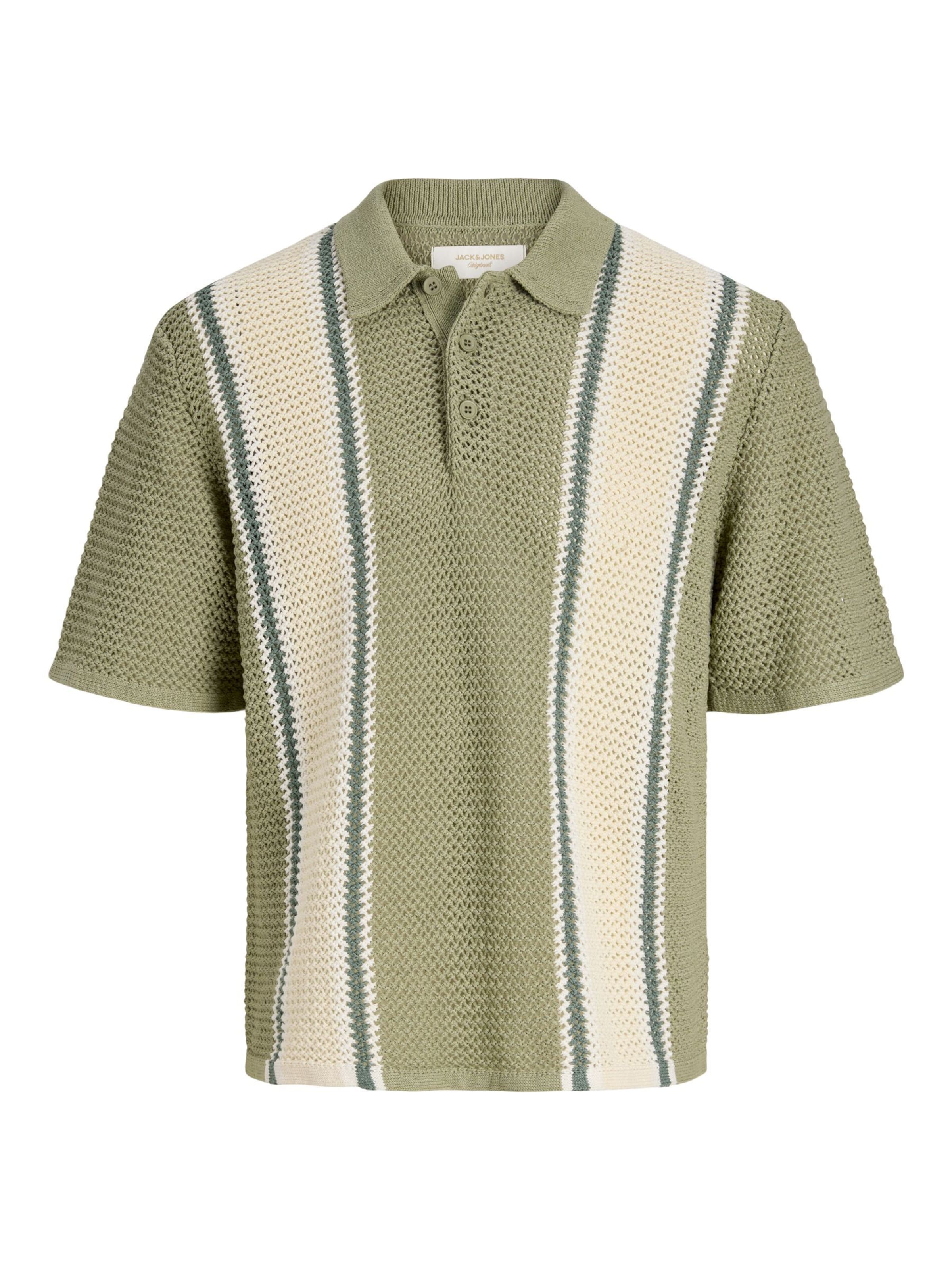 Pullover in L JACK & JONES di colore avorio / verde, Visualizzazione prodotti