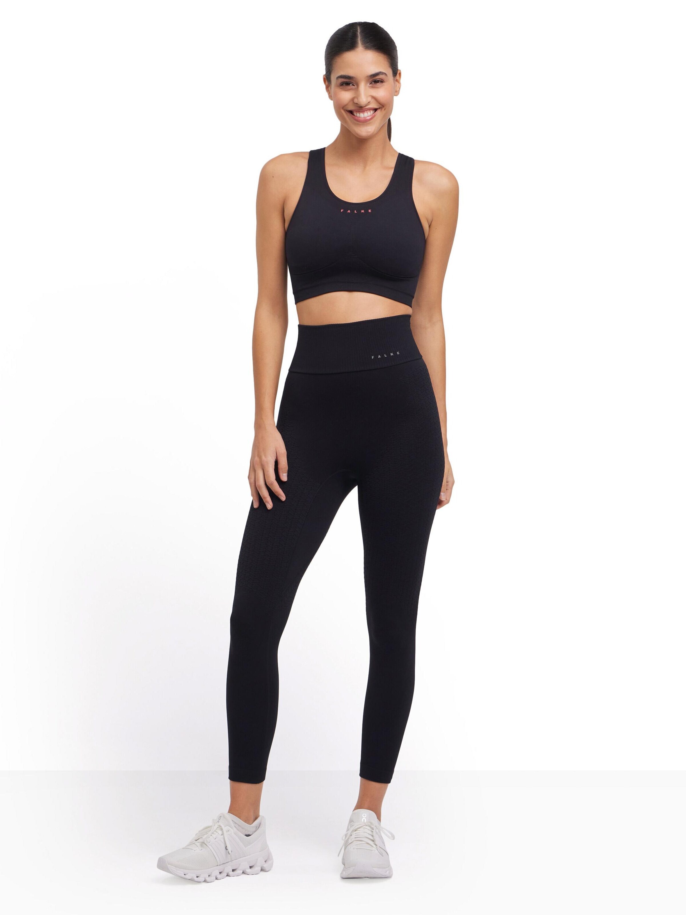 FALKE Tights 'Cellulite Tights light 7/8' in Black: front