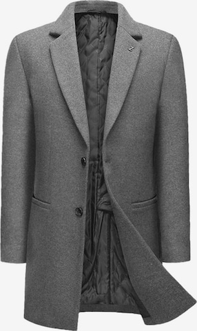 YOUTHUP Winter Coat in Grey: front