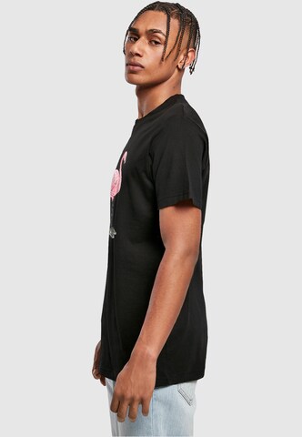 Mister Tee Shirt 'Fly-Mingo' in Black