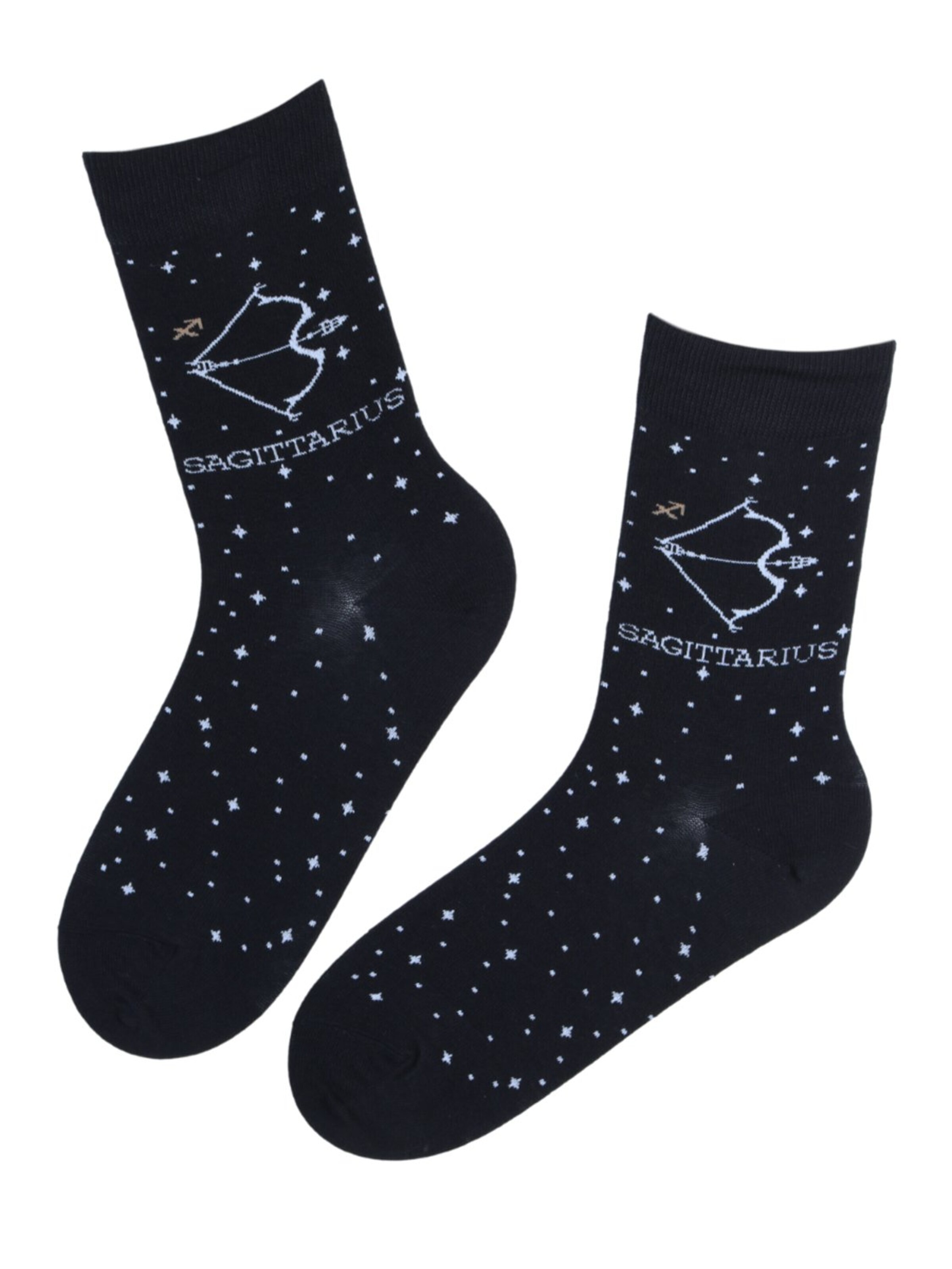 Chaussettes 'SAGITTARIUS constellation socks' Sokisahtel en mélange de couleurs : devant