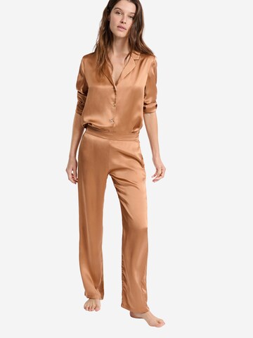 ETAM Pajama Pants 'Gamme' in Beige