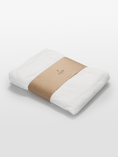 Erlich Textil Draps ' Lasse ' en blanc naturel, Vue avec produit