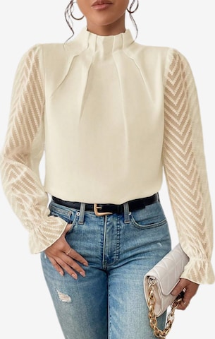 Yesfashion Bluse in Weiß: Vorderseite