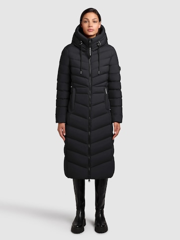 khujo Wintermantel 'Ingram4' in Zwart