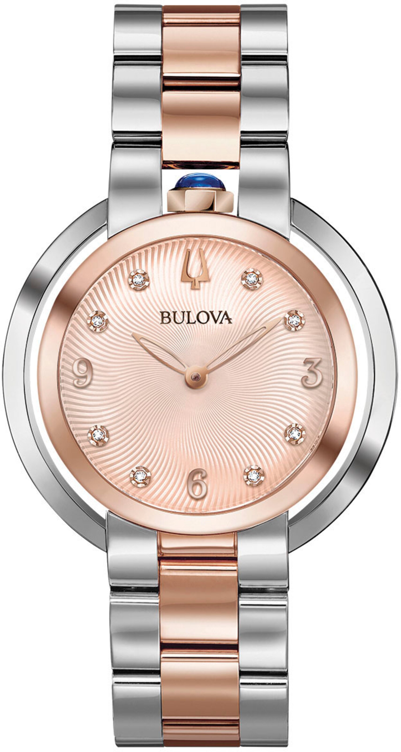 Bulova Analog Watch in Gold: front