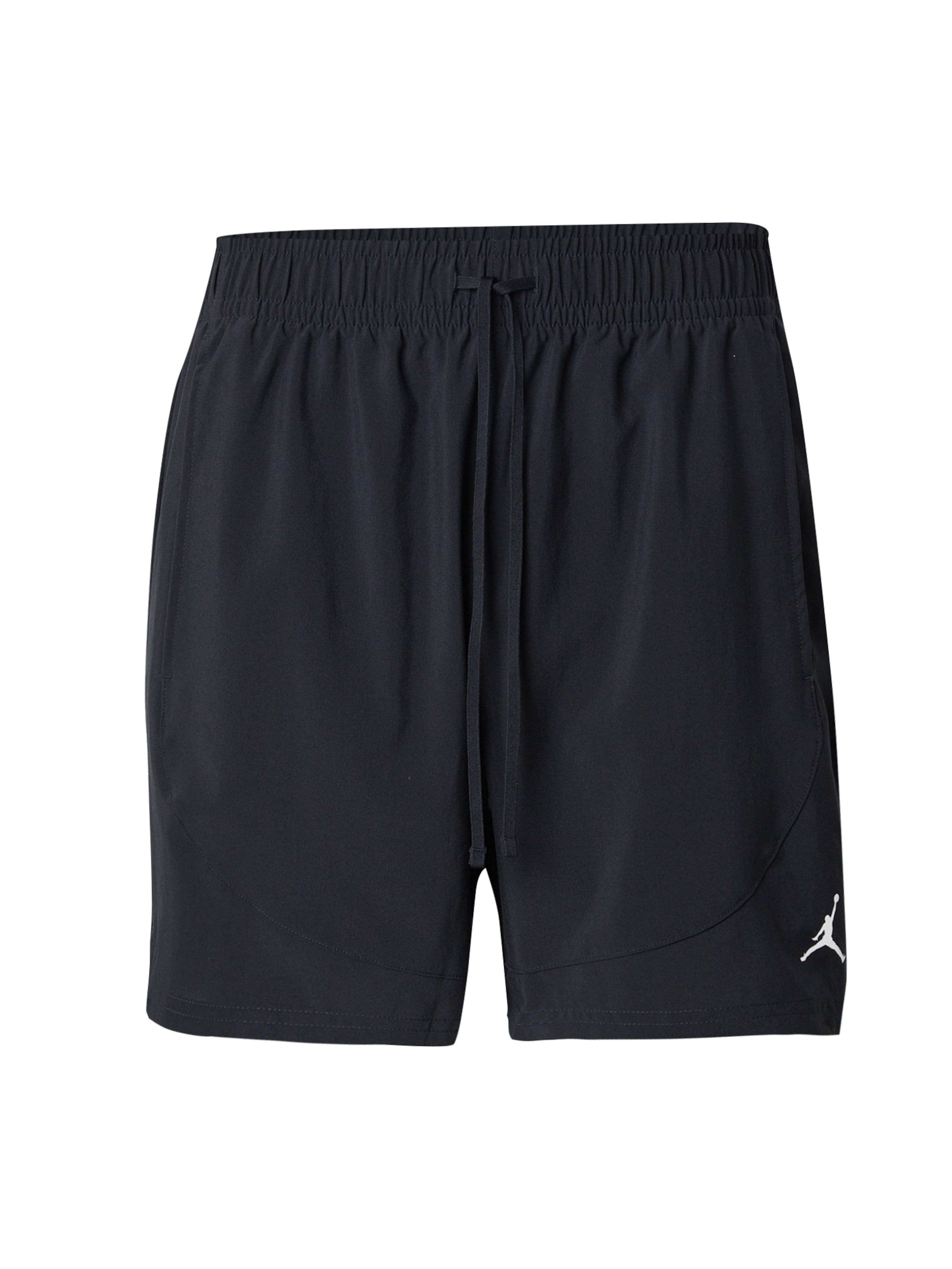 Jordan Regular Спортен панталон в черно: отпред