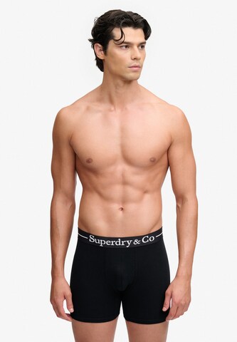 Superdry & Co Boxer shorts in Black: front