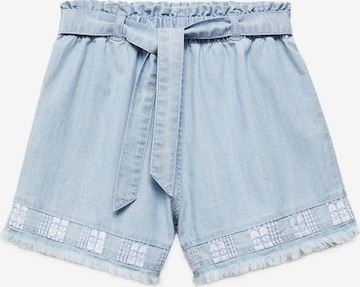 Regular Pantalon 'BEA' MANGO KIDS en bleu : devant