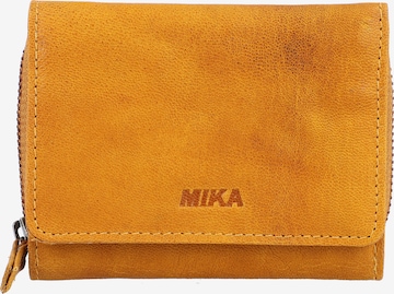 MIKA Wallet in Yellow: front