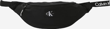 Calvin Klein Jeans - Bolsa de cintura em preto: frente