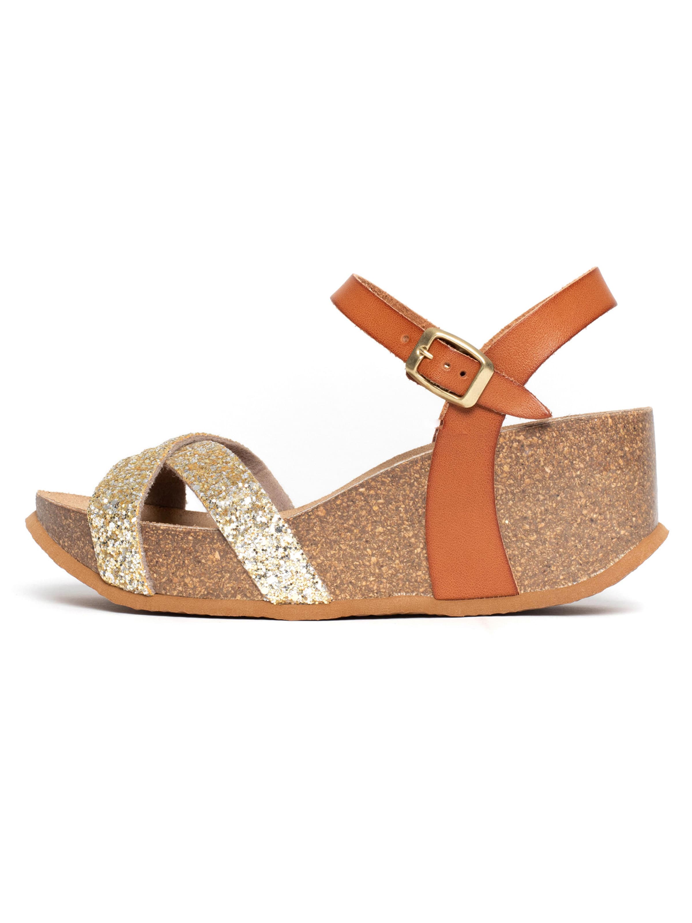 Bayton Sandal 'Venus' i brun: framsida